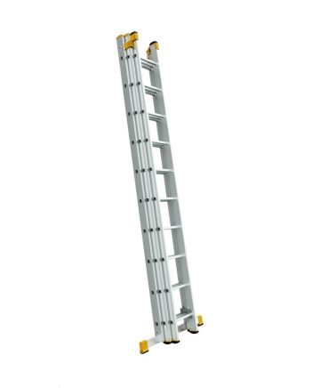 Rebrík hliníkový trojdielny univerzálny PROFI PLUS