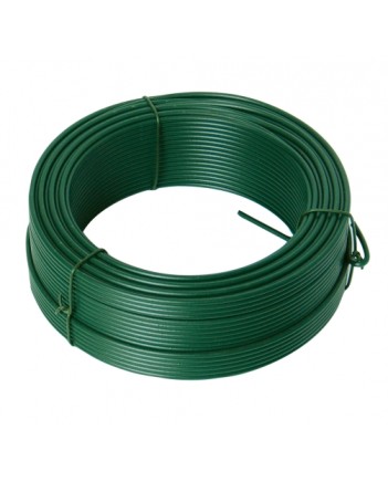 Drôt napínací zelený PVC